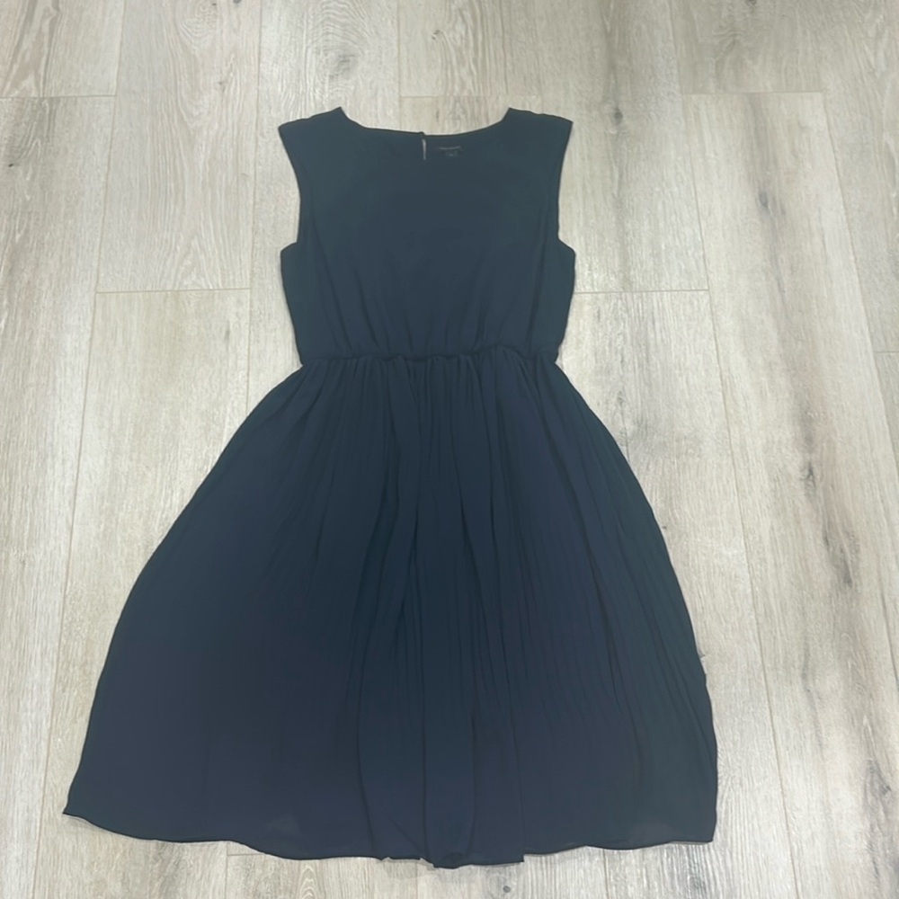 Navy blue flowy dress